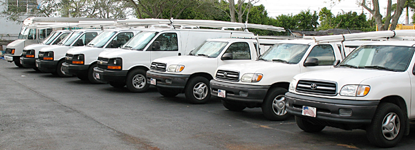 Our Desoto Plumbing Team Fleet Is Ready to Roll